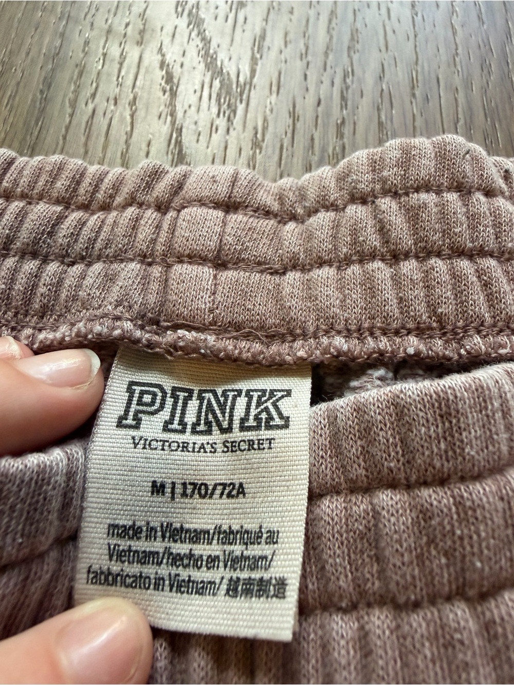 PINK Victoria's Secret Dusty Mauve Girls' Jogger Sweatpants - Picture 3 of 7